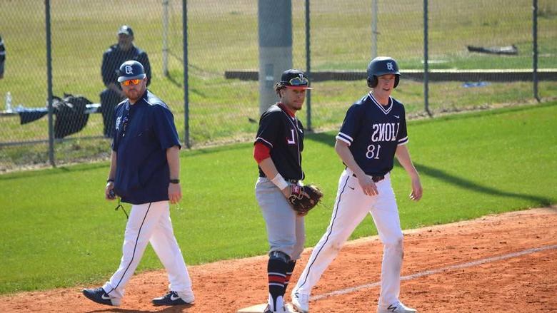 Penn State DuBois outfielder Thayne Morgan.  